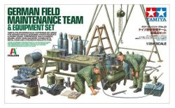 German Field Maintenance Team & Equipement Set . Escala 1:35. Marca Tamiya. Ref: 37023