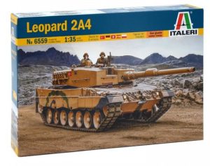 Leopard 2A4, contiene calcas españolas. Escala 1:35. Marca Italeri. Ref: 6559