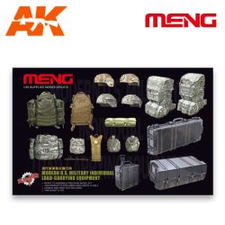 Militar individual moderno equipamiento y cargas. Escala 1:35. Marca Meng. Ref: SPS-015