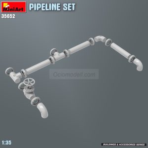 PIPELINE SET. Escala 1:35. Marca Miniart. Ref: 35652