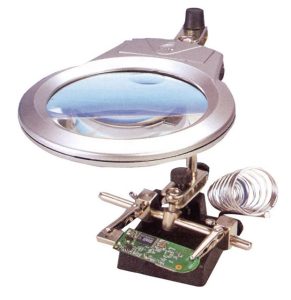 Robot lupa con soportes de pinzas articuladas. Marca Dismoer. Ref: 19101