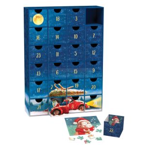 Christmas Animals - Advent Calendar, 24 puzzles. Marca Eurographics. Ref: 8924-5734, ncluye 24 puzzles individuales, cada uno con 50 piezas, lo que suma un total de 1200 piezas