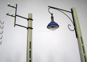 CONCRETE TELEGRAPH POLES. Escala 1:35. Marca Miniart. Ref: 35563, pueden ser un complemento realista para representar calles y paisajes urbanos.