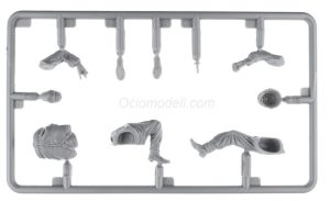 GERMAN TANK RIDERS SET 1. RESIN HEADS. Escala 1:35. Marca Miniart. Ref: 53022, permite al modelista recrear escenas realistas de soldados alemanes montados en tanques durante la Segunda Guerra Mundial