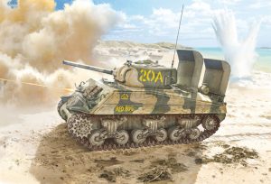 M4 SHERMAN U.S. MARINE CORPS. Escala 1:35. Marca Italeri. Ref: 6583