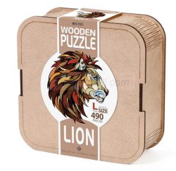 Puzzle LEON, L, madera contrachapada. Marca Ewa. Ref: 0181, es una oportunidad para sumergirse en un mundo de creatividad, color y desafíos. Con sus 490 piezas de madera contrachapada