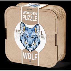 Puzzle WOLF, L, madera contrachapada. Marca Ewa. Ref: 0350, La colaboración con Andreas Preis aporta un valor artístico significativo, convirtiendo este rompecabezas en una pieza única y exclusiva en el mercado.