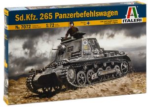 Sd.Kfz.265 Panzerbefehls-wagen. Escala 1:72. Marca Italeri. Ref: 7072, Su diseño permitía albergar a un comandante, un operador de radio y un conductor, facilitando la comunicación y coordinación en el campo de batalla. 2 Sd.Kfz.265 Panzerbefehlswagen. Escala 1:72. Marca Italeri. Ref: 7072
