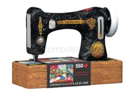 Sewing Memories Tin, 550 pz. Marca Eurographics. Ref: 8551-5861, rompecabezas de 550 piezas es una pieza única que invita a explorar la creatividad y disfrutar de horas de entretenimiento