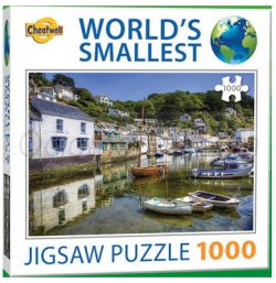 World's Smallest: Polperro Cornwall, 1000 pz. Marca Cheatwell. Ref: 13572, La representación de Polperro en Cornwall captura la esencia de este pintoresco pueblo costero, con sus casas de colores y su hermoso entorno natural.