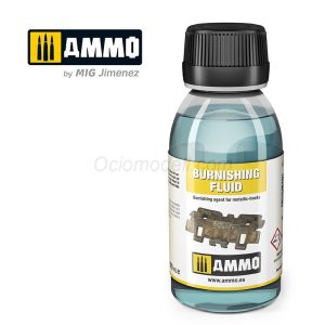 Fluido para Oxidar Orugas Metálicas, 100ml. Marca Ammo by Mig Jimenez. Ref: AMIG2020