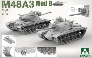 M48A3 Modelo B. Escala 1:35. Marca Takom. Ref: 2162, El kit contiene calcas para añadir realismo a la pintura final 2 M48A3 Modelo B. Escala 1:35. Marca Takom. Ref: 2162