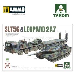 SLT56 y Leopard 2A7. Escala 1:72. Marca Takom. Ref: 5011, iene con instrucciones detalladas para guiar al usuario a lo largo del proceso de ensamblaje