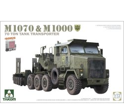 Transportes de Tanques M1070 y M1000 de 70 Toneladas. Escala 1:72. Marca Takom. Ref: 5021, se entregó al Ejército de los EE. UU. en aproximadamente 2500 unidades