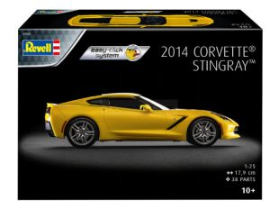 2014 Corvette Stingray "Promotion Box" easy-click system. Escala 1:25. Marca Revell. Ref: 07825