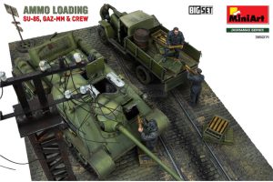 AMMO LOADING. SU-85, GAZ-MM & CREW. BIG SET. Escala 1:35. Marca Miniart. Ref: 36071