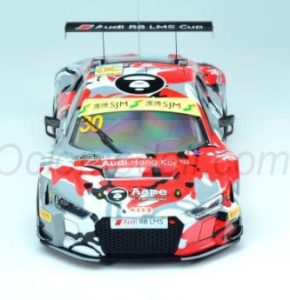 Audi R8 LMS GT3 2015 Macau FIA GT. Escala 1:24. Marca NUNU model. Ref: 24028.