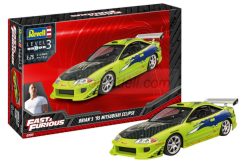 Fast & Furious: El Mitsubishi Eclipse de Brian de 1995 . Escala 1:25. Marca Revell. Ref: 07691