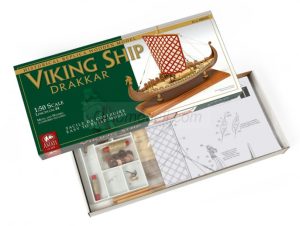 Nave Vikinga Drakkar. Escala 1:50. Marca Amati. Ref: 140601, 1406/01