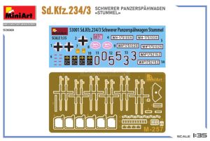 Sd.Kfz.234/3 SCHWERER PANZERSPÄHWAGEN «STUMMEL». Escala 1:35. Marca Miniart. Ref: 53001