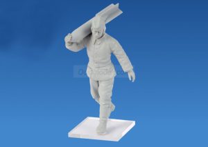 Bf 109F-4 with German Luftwaffe Personnel. 5 figuras. Escala 1:48. Marca ICM. Ref: 48804