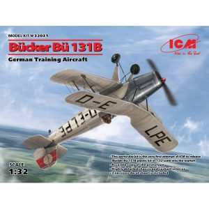 Bücker Bu-131B German Training Aircraft. Escala 1:32. Marca ICM. Ref: 32031