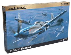 Mustang P-51D-5. Edición Profipack. Escala 1:72. Marca Eduard. Ref: 70171, destacó por su rendimiento, velocidad y maniobrabilidad en combate aéreo