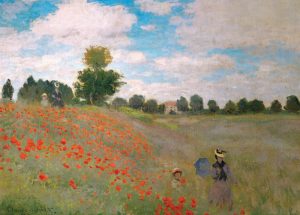 The Poppy Field, Claude Monet. Puzzle Horizontal, 1000 pz. Marca Eurographics. Ref: 6000-0826