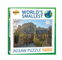 World’s Smallest: Edinburgh Castle, 1000 pz. Marca Cheatwell. Ref: 13329, Ubicado en lo alto de Castle Rock, en el centro de la ciudad de Edimburgo,