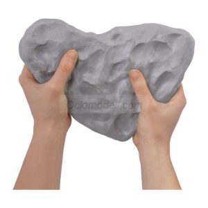 AIR DRY CLAY Pastilla pasta modelar endurecible al aire 250 g Gris. Marca JOVI. Ref: 83G