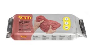 AIR DRY CLAY Pastilla pasta modelar endurecible al aire 250 g Terracota. Marca JOVI. Ref: 84