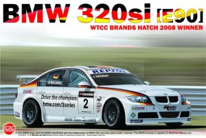 BMW 320 E90I Wtcc Brands Hatch 2008 Winner. Escala 1:24. Marca NUNU model. Ref: 24037