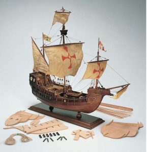 Carabela Santa María 1492. Escala 1:65. Marca Amati. Ref: 1409