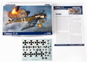 Fokker E. III, Serie Weekend. Escala 1:48. Marca Eduard Ref: 8419