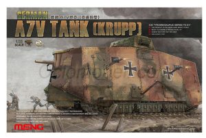 German A7V Tank ( Krupp ). Escala 1:35. Marca Meng. Ref: TS-017