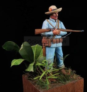 Infantería Española en Filipinas, 1898. 22fig. Escala 1:72. Marca Balwward. Ref: 1898-IE172