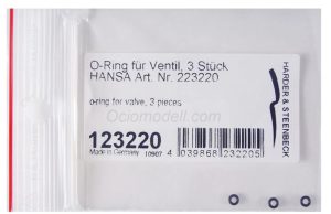 Junta de recambio para modelos Infinity, Evolution, Ultra, Colani, Grafo y Hansa. Marca Harder & Steenbeck. Ref: 123220