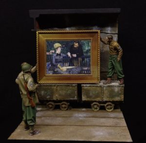 Monument men. Merkers mine. 1945, 54mm, escena incluida. Marca Kilgore HD Miniature. Ref: Monument 2 Monument men. Merkers mine. 1945, 54mm, escena incluida. Marca Kilgore HD Miniature. Ref: Monument