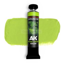 Moss green – AK GOUACHE. Marca AK Interactive. Ref: AKG08