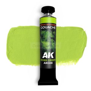 Moss green – AK GOUACHE. Marca AK Interactive. Ref: AKG08