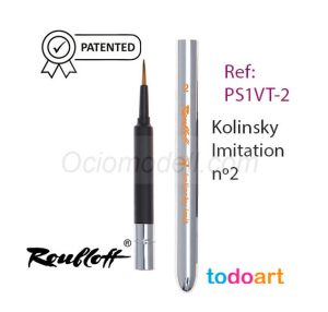 Pincel de Viaje imitación Kolinsky nº2. Marca Roubloff. Ref: PS1VT-2