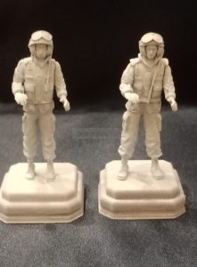 Set de los dos tripulantes. 1/35. Marca Largarto Miniatures. Ref: TRIPULANTES