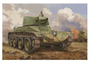 Soviet D-38 tank. Escala 1:35. Marca Hobby Boss. Ref: 84517