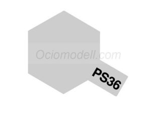 Spray TRANSLUCENT SILVER Polycarbonate ( 86036 ). Bote 100 ml. Marca Tamiya. Ref: PS-36, PS36