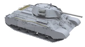 T-34E (First Type of Spaced Armour) T-34/76 (112 factory). Escala 1:35. Marca Border model. Ref: BT009