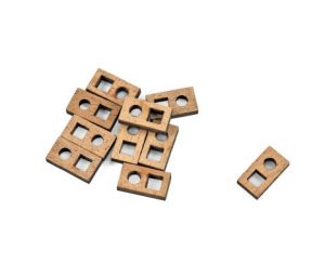 Topes de mastil ingles, 18 mm x 10mm. 1 unidad. Marca Amati. Ref: 4298/03, 4298/D, 4298D, 429803