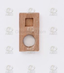 Topes de mastil ingles, 18 mm x 10mm. 1 unidad. Marca Amati. Ref: 4298/03, 4298/D, 4298D, 429803