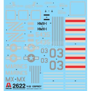 V-22 OSPREY. Escala 1:48. Marca Italeri. Ref: 2622