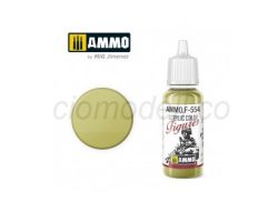 crílico para figuras, Verde Caqui. Bote 17 ml. Marca Ammo by Mig Jimenez. Ref: F554