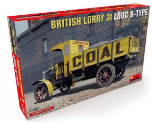 BRITISH LORRY 3T LGOC B-TYPE. Escala 1:35. Marca Miniart. Ref: 38027